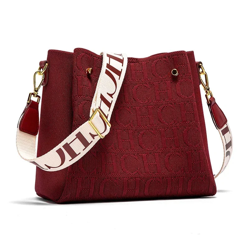 CH Autumn Winter Classic Crossbody Bag Brand Temperament Fashionable Casual Large Capacity Women's Shoulder Bag