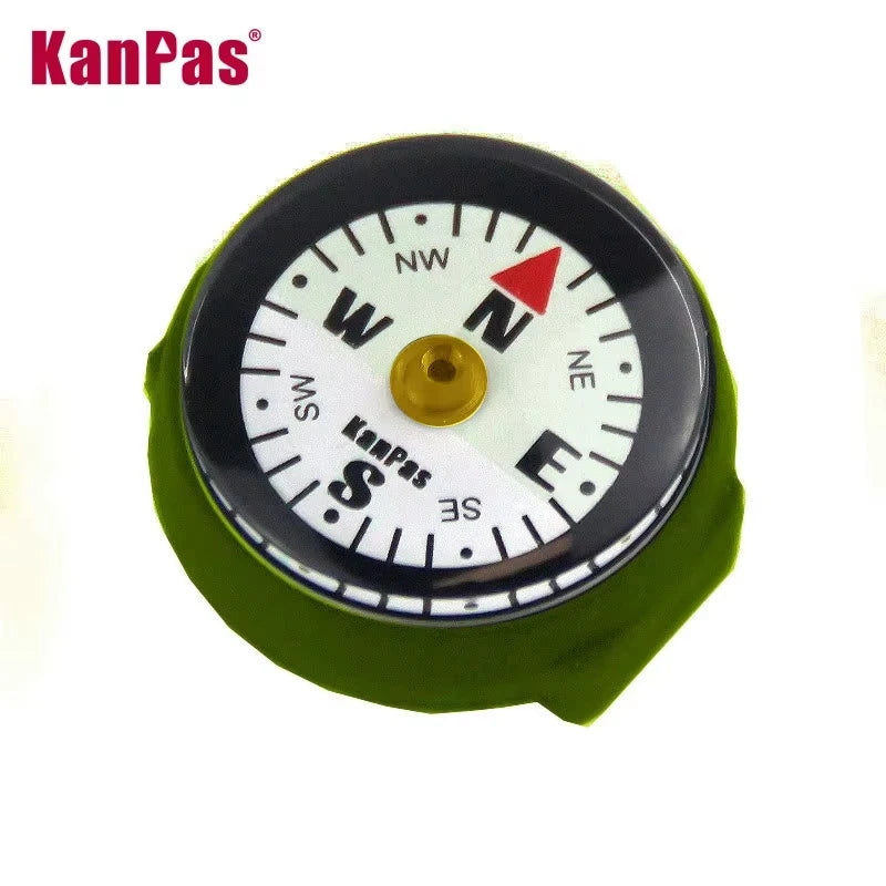KANPAS Watch Band Compass Wrist Strap Compass Waterproof Mini Luminous  Magnetic for Outdoor,Camping,Hicking,Survival