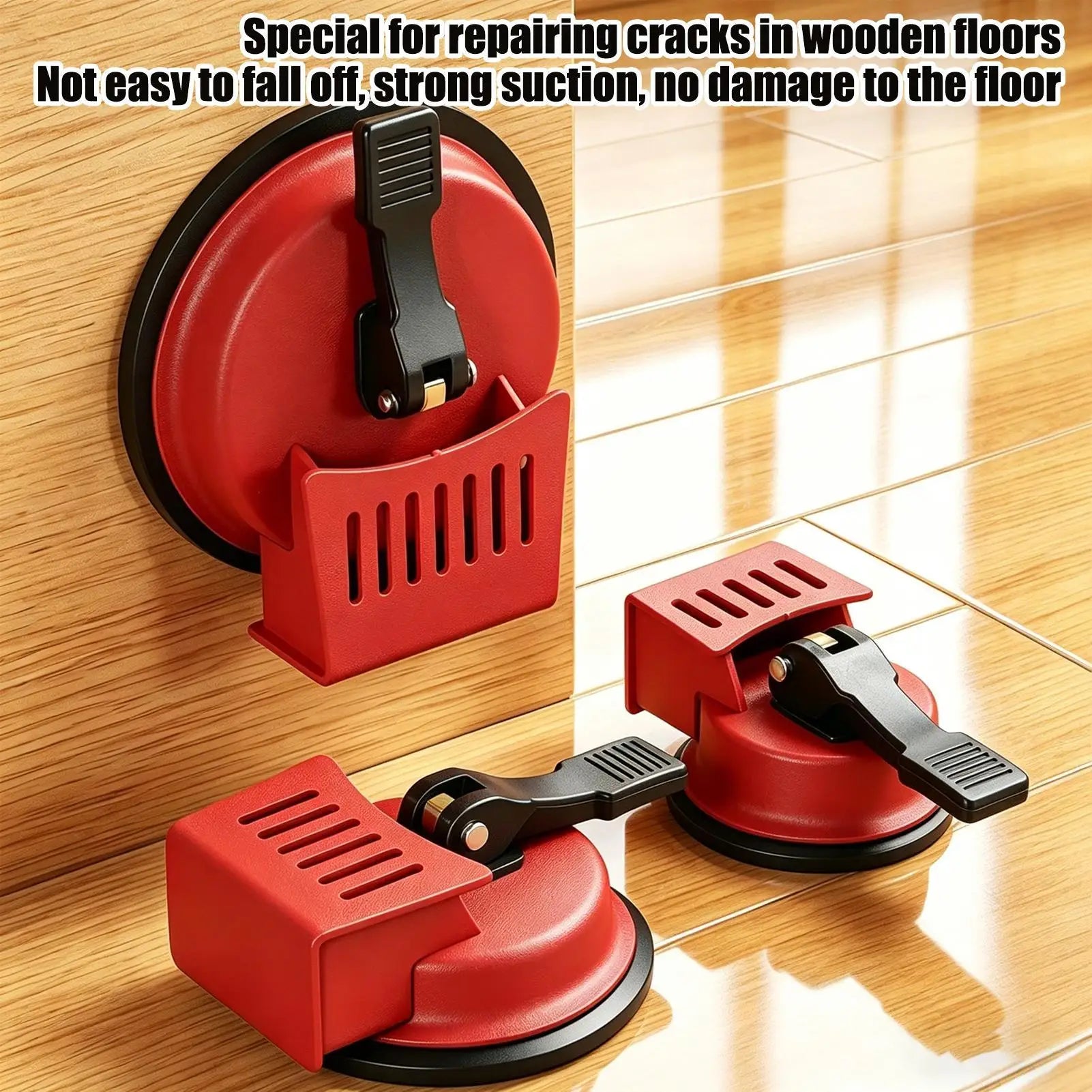 Floor Gap Repair Tool Suction Puller Hardwood Laminate Gap Fixer Large Suction Cup For Wood Flooring Installation Leveling
