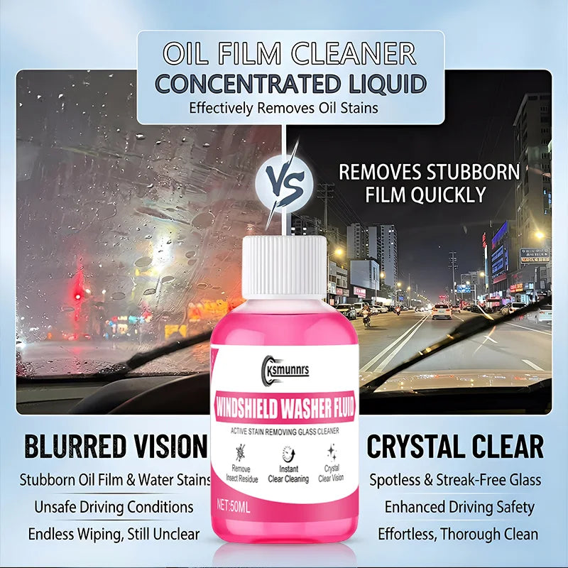 Nano Glass Rain Repellent, Anti-Fog Spray for Car Windows, Helmets, Windshields, And Interior Glass, 2026 Rainy Season Cleaning