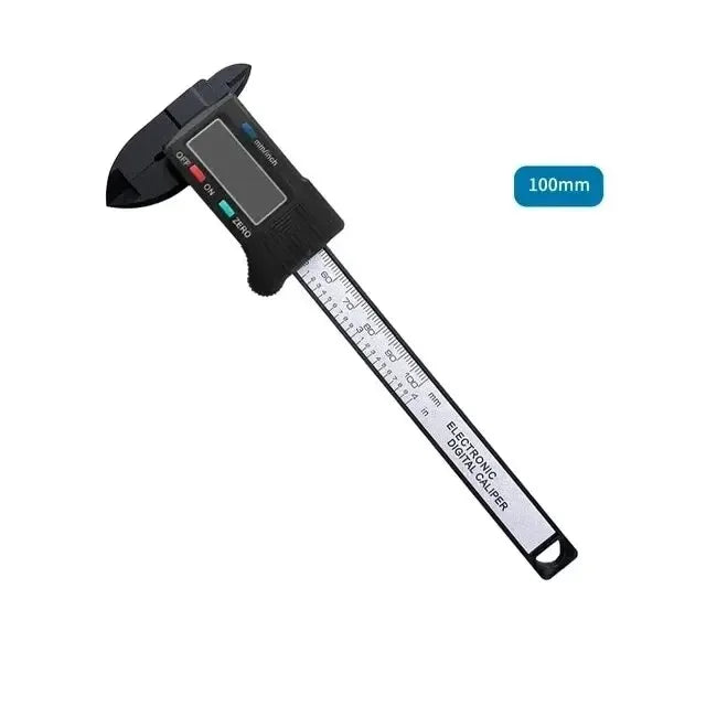 150mm 100mm Electronic Digital Vernier Caliper Carbon Fiber Precision Gauge Micrometer Measuring Tool Digital Ruler