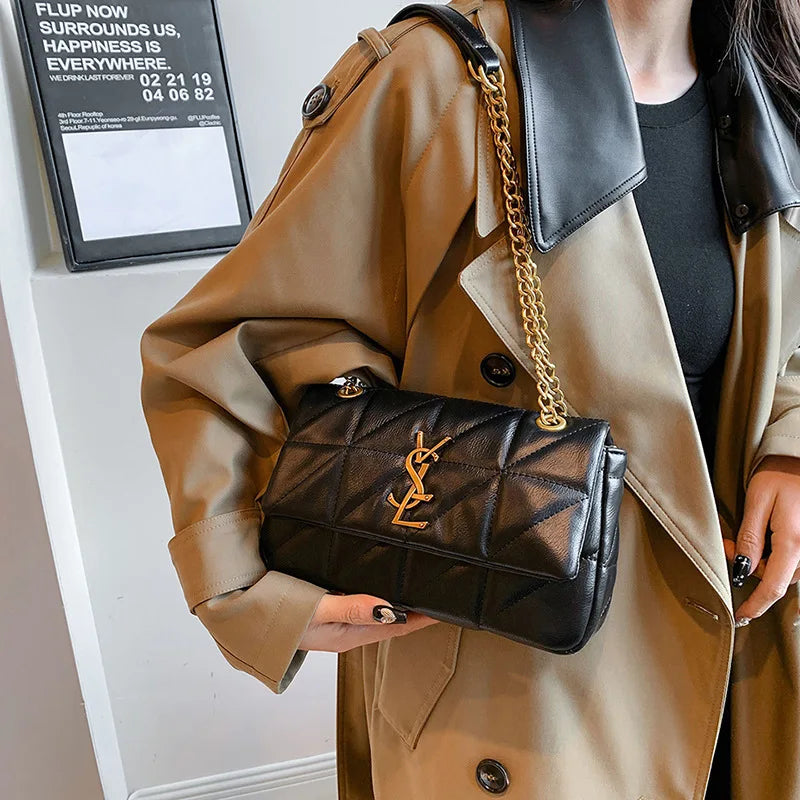 Genuine Leather Women Mini Square Bag New Arrival French Underarm Shoulder Crossbody Handbag Hot Sale iSaint Lucia, Rome, Poland