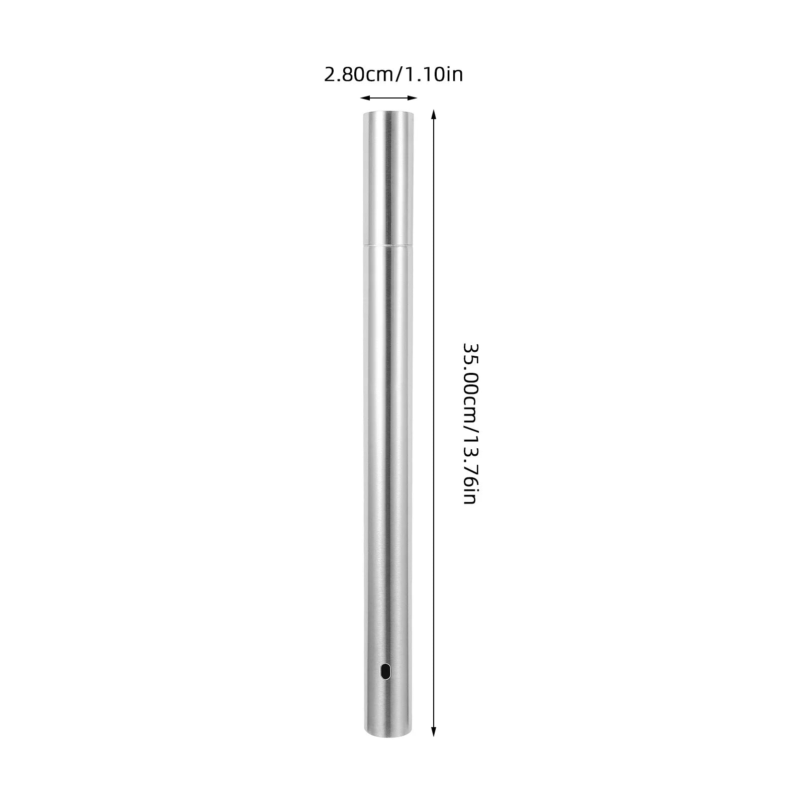 Document Storage Tube Stainless Steel Portable Certificate Holder for Birth Certificates Diplomas Office Home Use