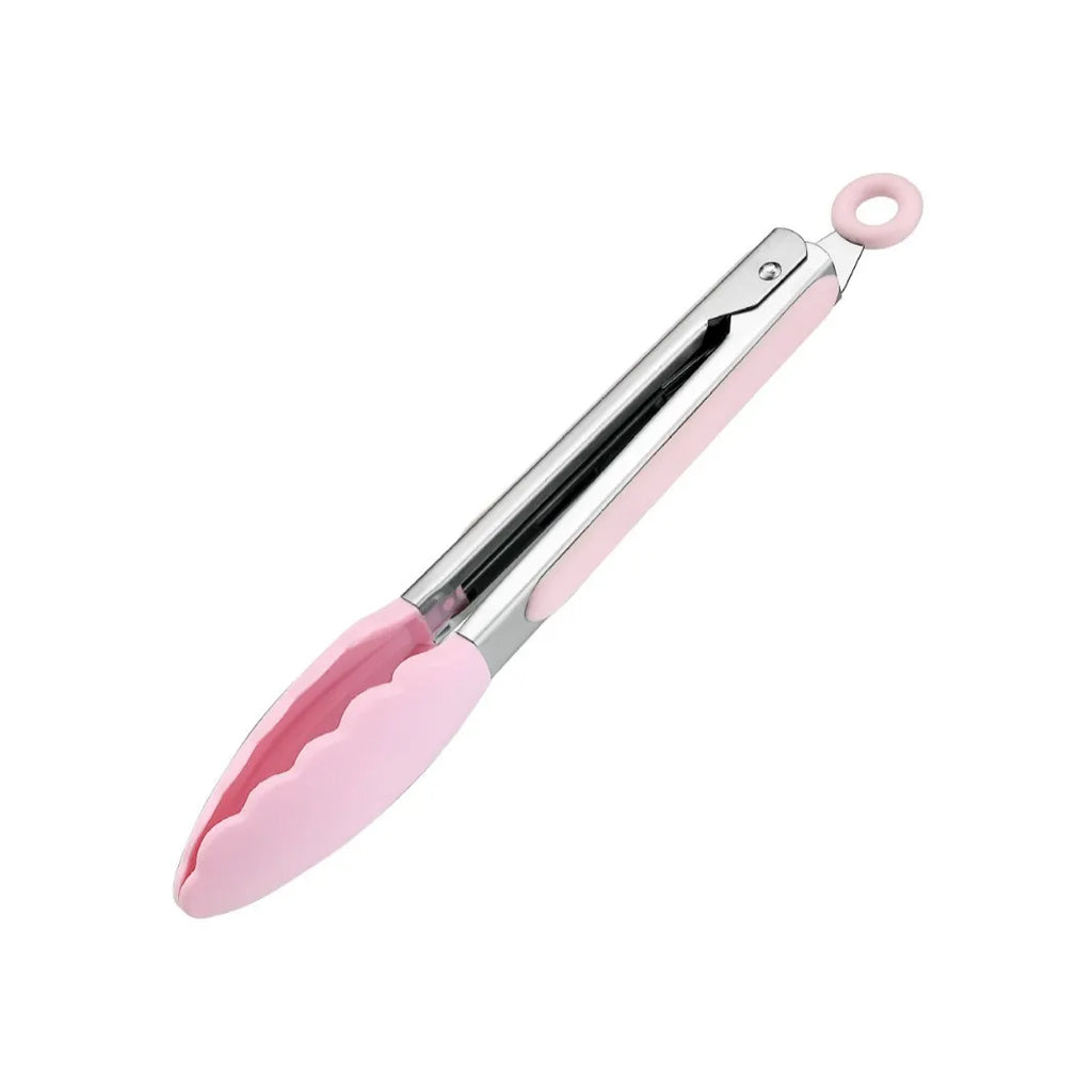 7/9/12inch Silicone Kitchen BBQ Tongs Stainless Steel Locking Cooking Tongs with Silicone Tips Non-Slip Food Tongs for Cooking