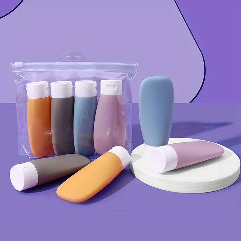 Morandi Tube Squeeze Bottle Portable Skin Care Products Dispensing Ottle Lotion Hand Cream Body Wash Travel Set Fill Empty