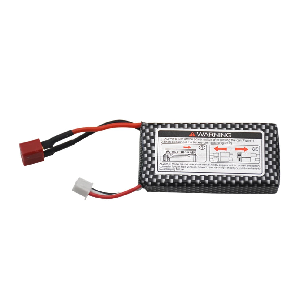 Upgrade Rechargeable Battery 2S For 9125 Remote Control Car Spare Parts 7.4v 1600mah Lipo Battery XLH 9125 battery 1600mAh