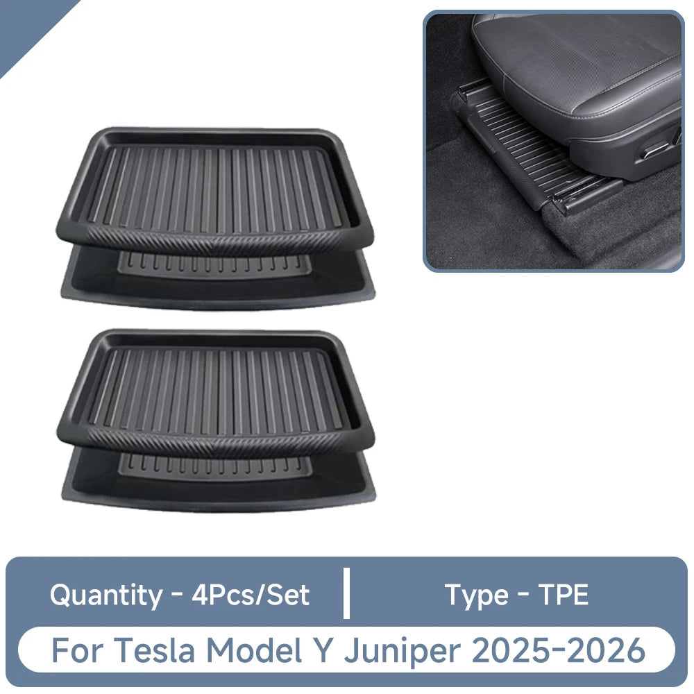 For Tesla Model Y Juniper Accessories Storage Box Set Stowing Tidying Storage Box Trash Can for Model Y Juniper 2025 2026