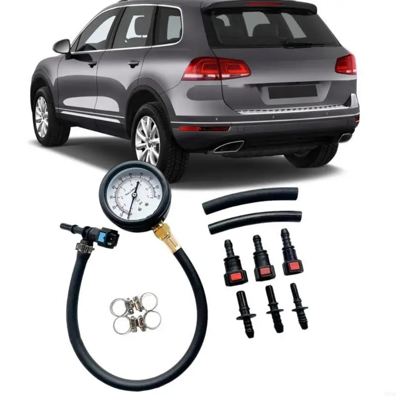 Fuel Pump Pressure Gauge Measurement Set Suitable for Car and Motorcycles Featuring Clear Display and Wide Compatibility