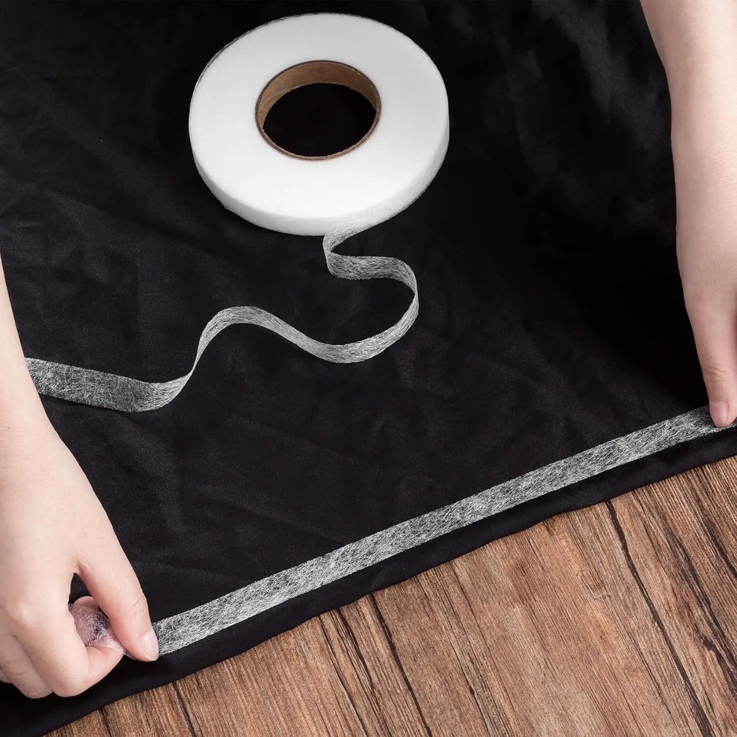 Self-Adhesive Pants Hem Tape Double-Sided Edge Shorten Ironing Hemming Ribbons Strip DIY Clothes Jean Sewing Fabric Lining