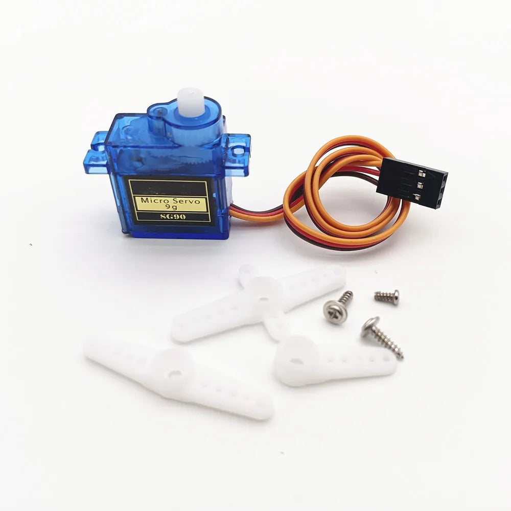1pcs SG90 Micro Servo Motor Plastic Gear 9g Servo for RC Airplane Helicopter Car Boat Robot DIY Control Parts