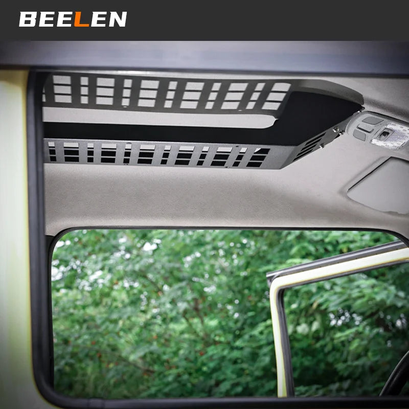 Car Luggage Basket Roof Inner Storage For Suzuki Jimny JB64 Sierra JB74W 2019 2023 Car Roof Inner Storage Interior Accessories
