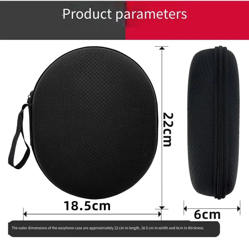 Compact Hard EVA Headphone Headset Travel Storage Bag For QCY H3 H3 PRO H3 Lite- Carrying Case For QCY H4 Compatible