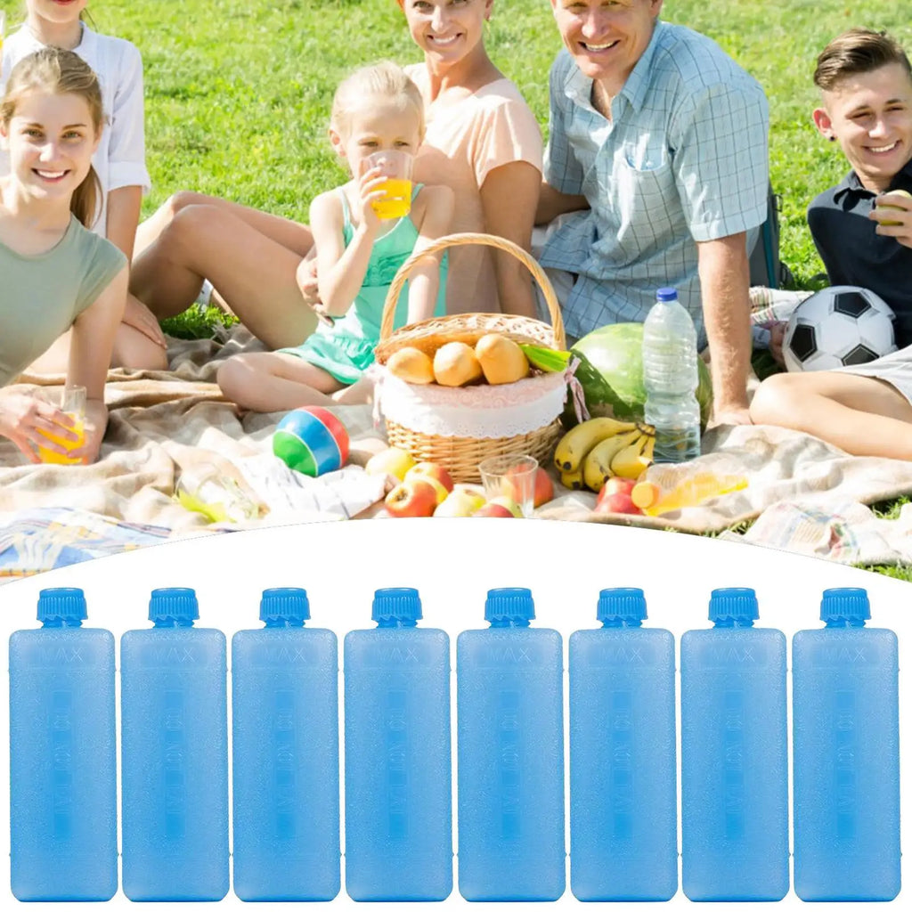 8 Piece Cooling Crystal Freeze Box Accessories Cold Packs For Cooler Freezer Packs For Coolers Long Lasting Extra Cold For Home