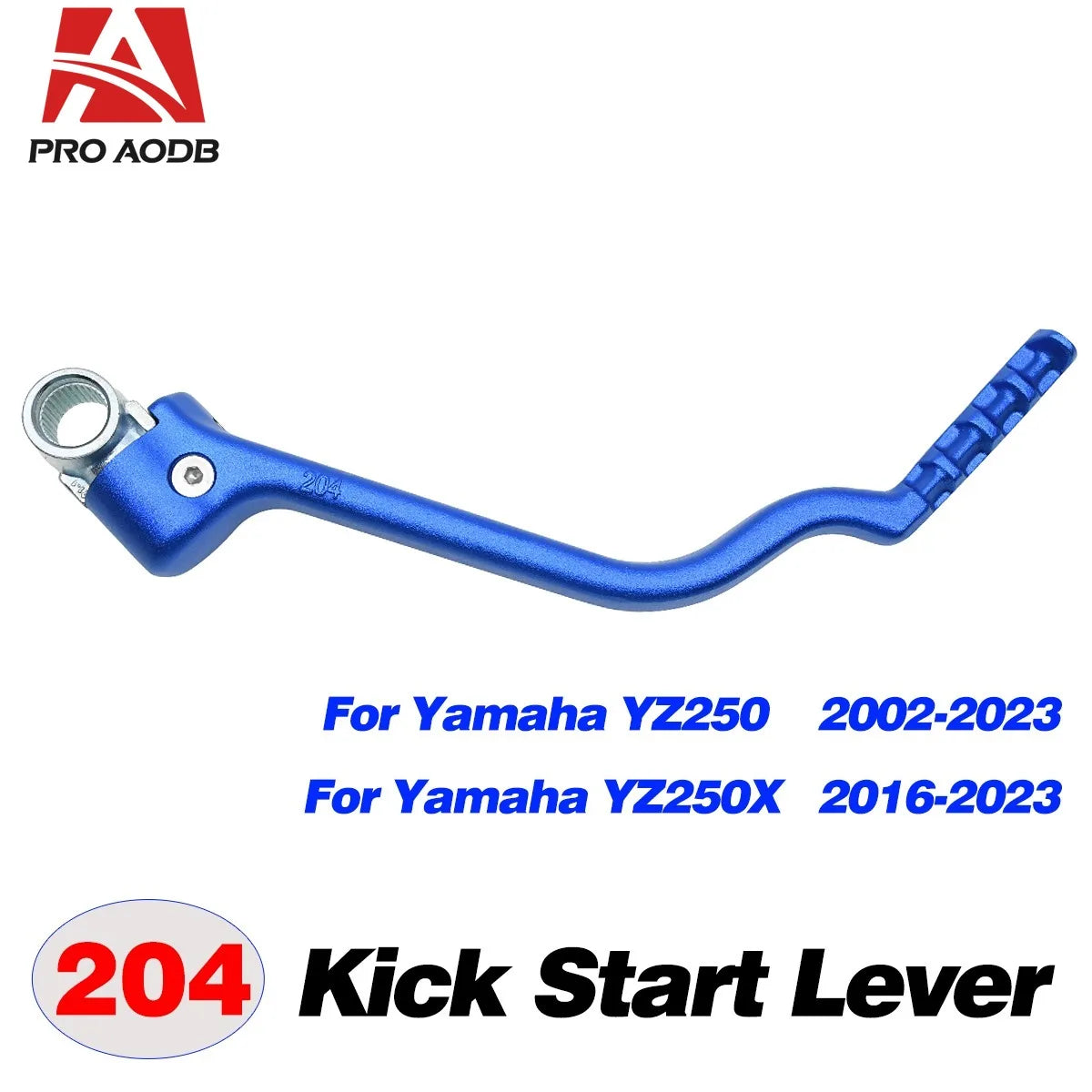 For Yamaha YZ125 YZ250 YZ250X YZ250F YZ450F YZ250FX YZ450FX WR250F WR450F Motorcycle CNC Forged Kick Start Starter Lever Peda