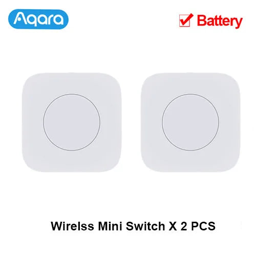 Aqara Wireless Mini Switch Zigbee Connection Versatile 3-way Control Button for Smart Home Devices Compatible For Mi Home APP