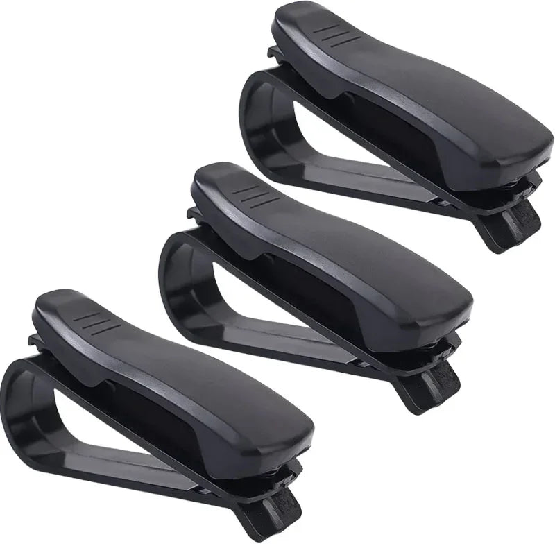 1/4PCS Car Sun Visor Sunglasses Clip Car Glasses Holder Portable Ticket Card Clamp ABS Eyeglasses Case Car Accessories