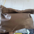 Personality Roll-Edge Leather Bag Lazy Casual Leather Soft Bag Phone Women High Quality Holding Red Large Bag Luxury Designer
