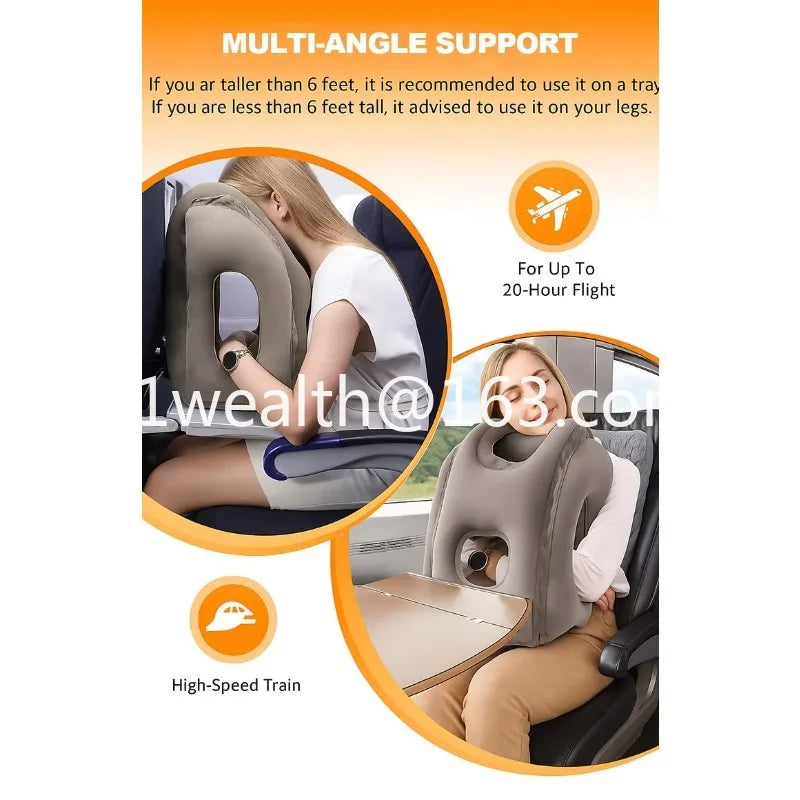 Multifunctional Travel Neck Pillow Nap Rest Support Abdomen Chinese Support Neck Pillow