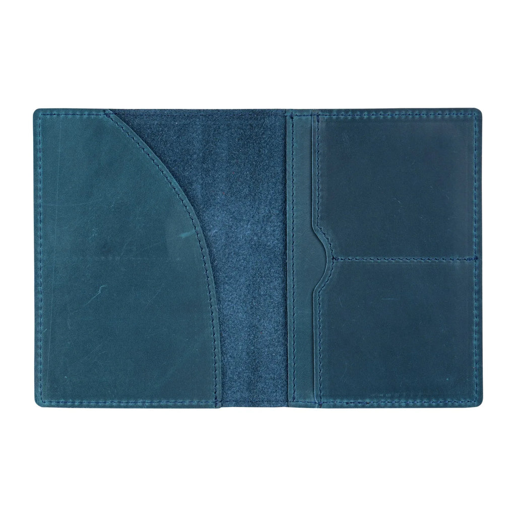 Leather Passport Holder for Travel Essentials, Slim Passport Cover Case Travel Wallet Bifold Credit Card Bag for Women Men