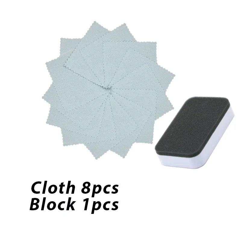 Square Nano Ceramic Car Cleaning Cloths Auto Absorbent Microfiber Wiping Rags Wash Towels Automobiles Cleaning Drying 10x10cm