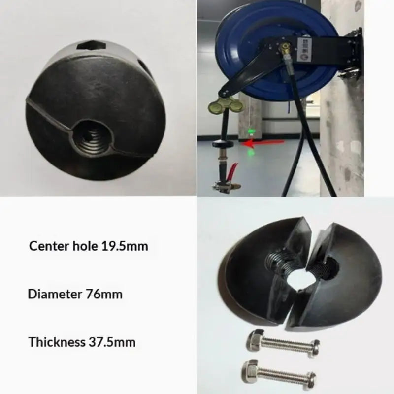 Rubber Hose Stopper Adjustable Hose Bumper Ball Stop Cord Reel Stopper Hose Reel Replacement Parts For Spring Driven Reel