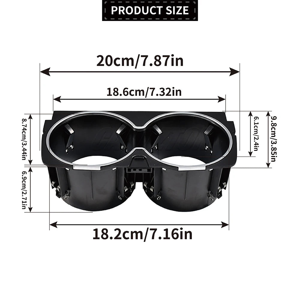 For Mercedes-Benz S-Class W222 A217 C217 New Automotive Center Console Storage Box Drink Cup Holder A2226830075 Car Accessories
