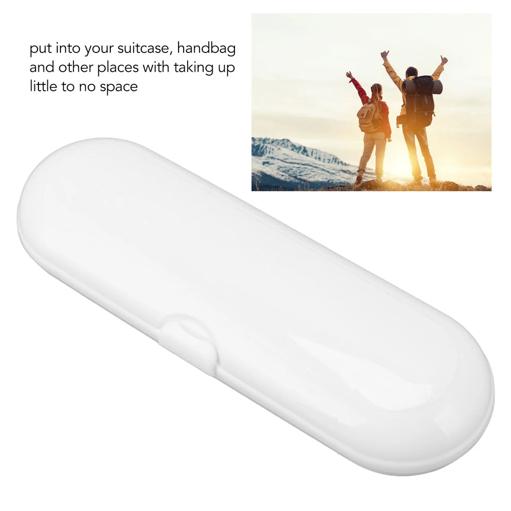Electric Toothbrush Travel Case Portable Food Grade Plastic Large Capacity Portable Travel Toothbrush Holder
