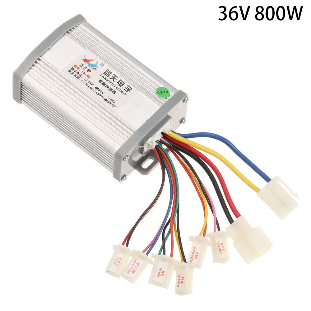 E-bike Accessories 24V/36V/48V Electric Bicycle Parts Bicycle Controller Brushed Controller Electric Bike Motor
