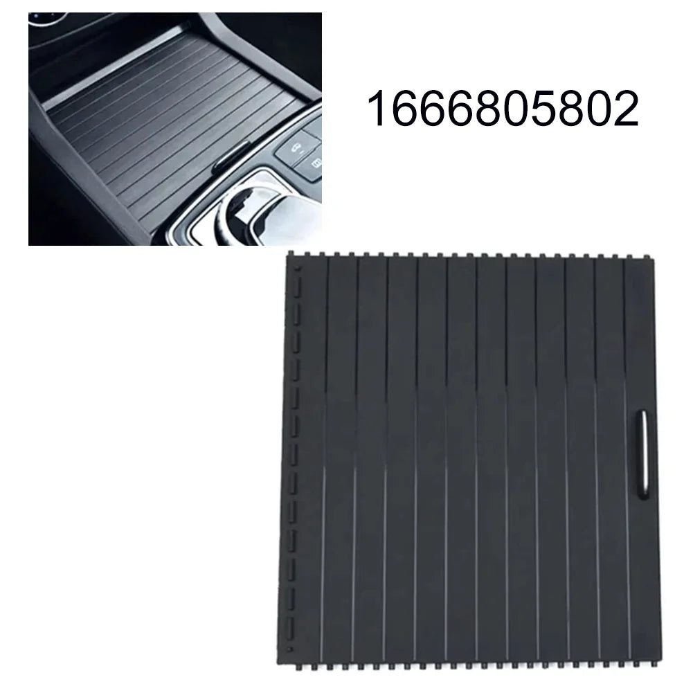 For Mercedes-Benz ML GL GLE GLS Class W166 W292 2012-2019 Car Console Cup Holder Tray Roller Blind Cover OEM : A1666805802