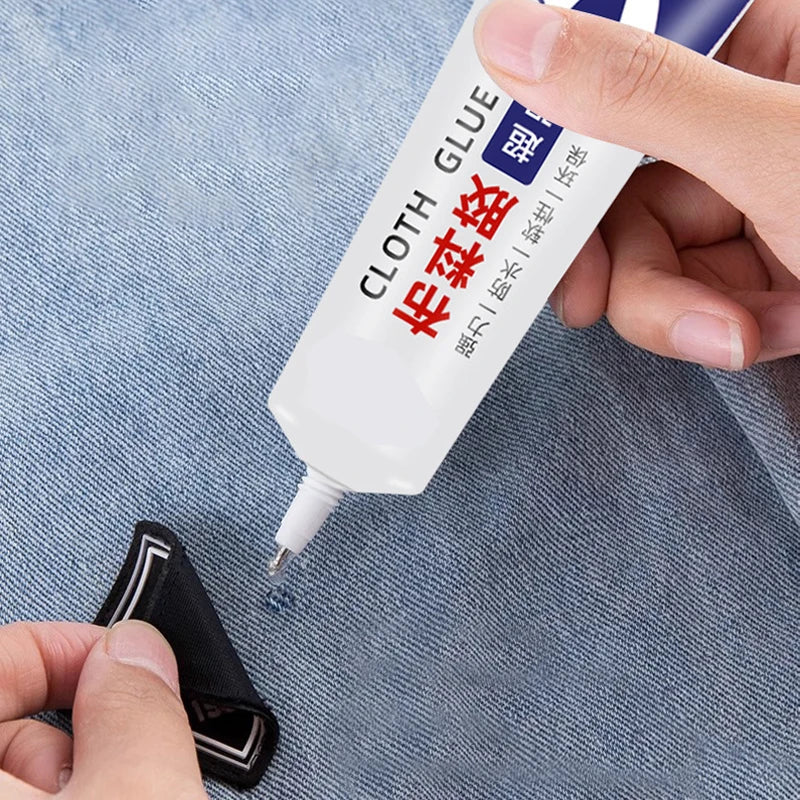 Fabric Sewing Adhesives Quick Drying Clear Super Glue Strong Fabric Repair Adhesive, Repair and Bonding Tool