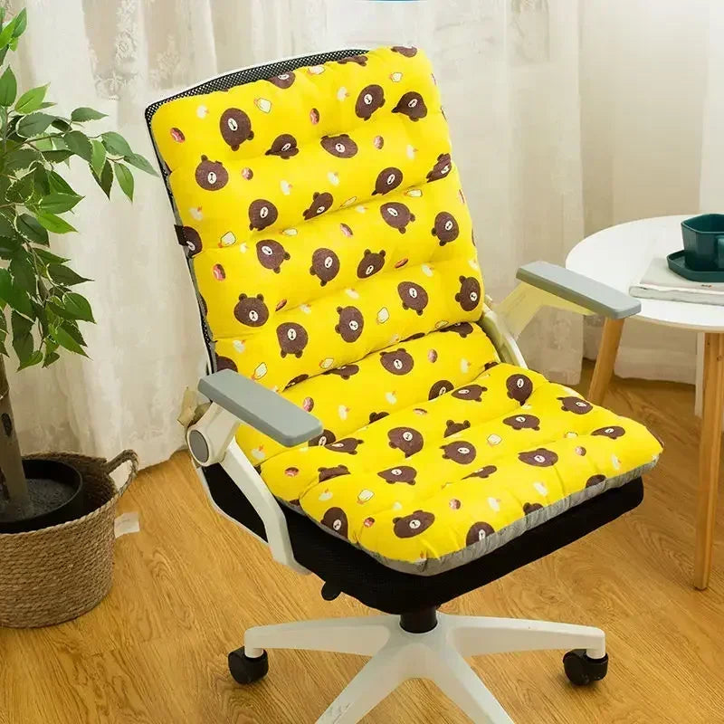 Thicken Soft Back Waist Pillow Student Stool Thickened Fart Cushion Home Garden Patio Lounger Hynde til siamesisk stol 샴 체어 쿠션