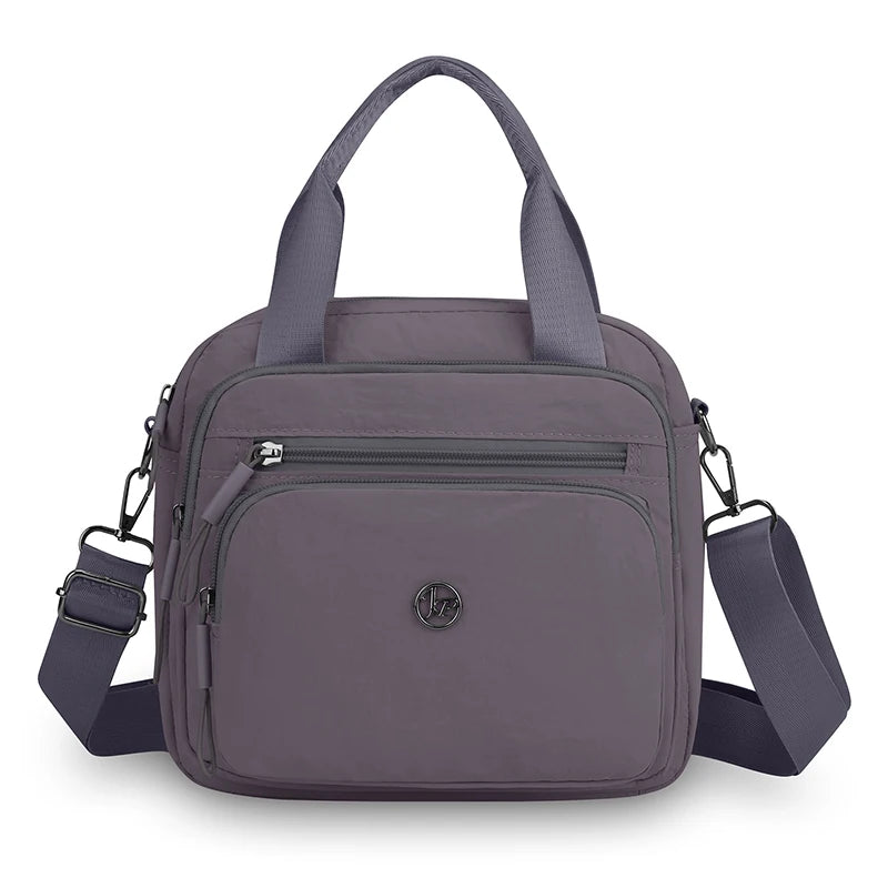 Messenger Shoulder Bag for Women, Wrinkle Resistant Nylon Square Purse, Thickened Multi Layer Large CapacityFor Daily Casual Use