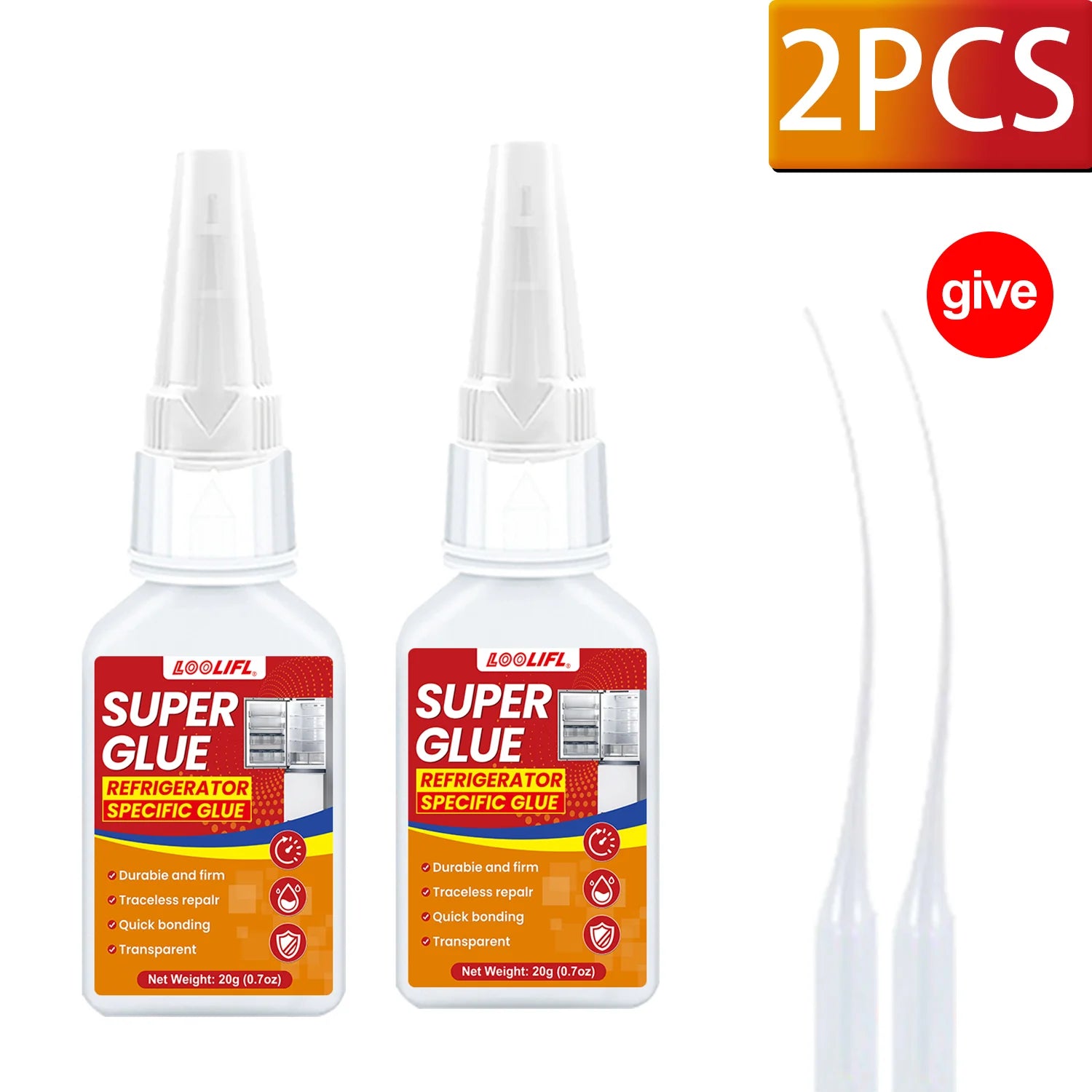 1-10PCS Super Glue Super Strong Adhesive, Suitable for Instant Transparent Adhesive of Plastics, Metals, Wood, Crafts, Glass, Ce