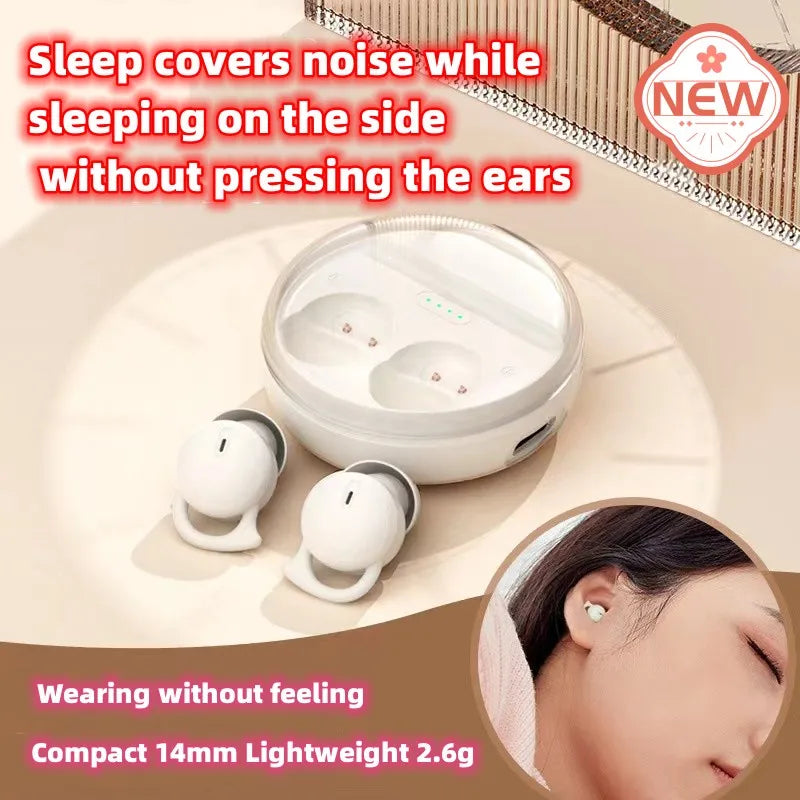 New Q26 Sleep Headphones Mini Small Wireless Bluetooth Earphones Noise Reduction Headset In-Ear Invisible Sleeping Earbuds Gifts