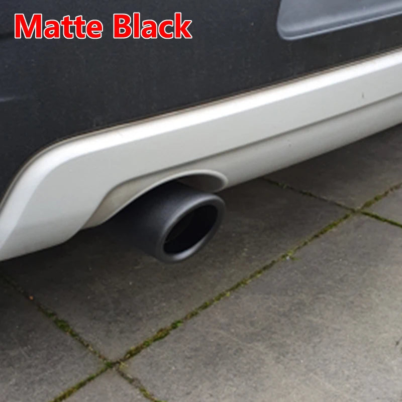 75mm Carbon Car Rear Exhaust Tail Pipe Muffler Throat 3 Colors For BMW 3-serier F30 F31 F32 5-serier F10 F11 F18 520i 523i 525