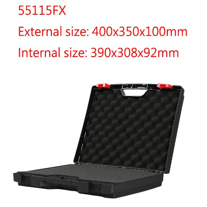 Suitcase Tool Box Professional With Spong Complete Toolbox Cases Portable Plastic Tool Case Safety Equipment Instrument Case