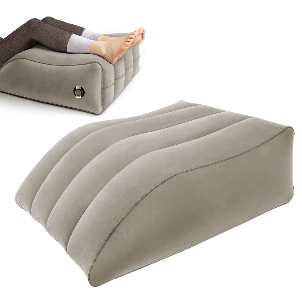 Leg Elevation Pillows,Inflatable Leg Pillows for Swelling, Portable Wedge Pillow for Improve Circulataion and Reduce Swelling,Su