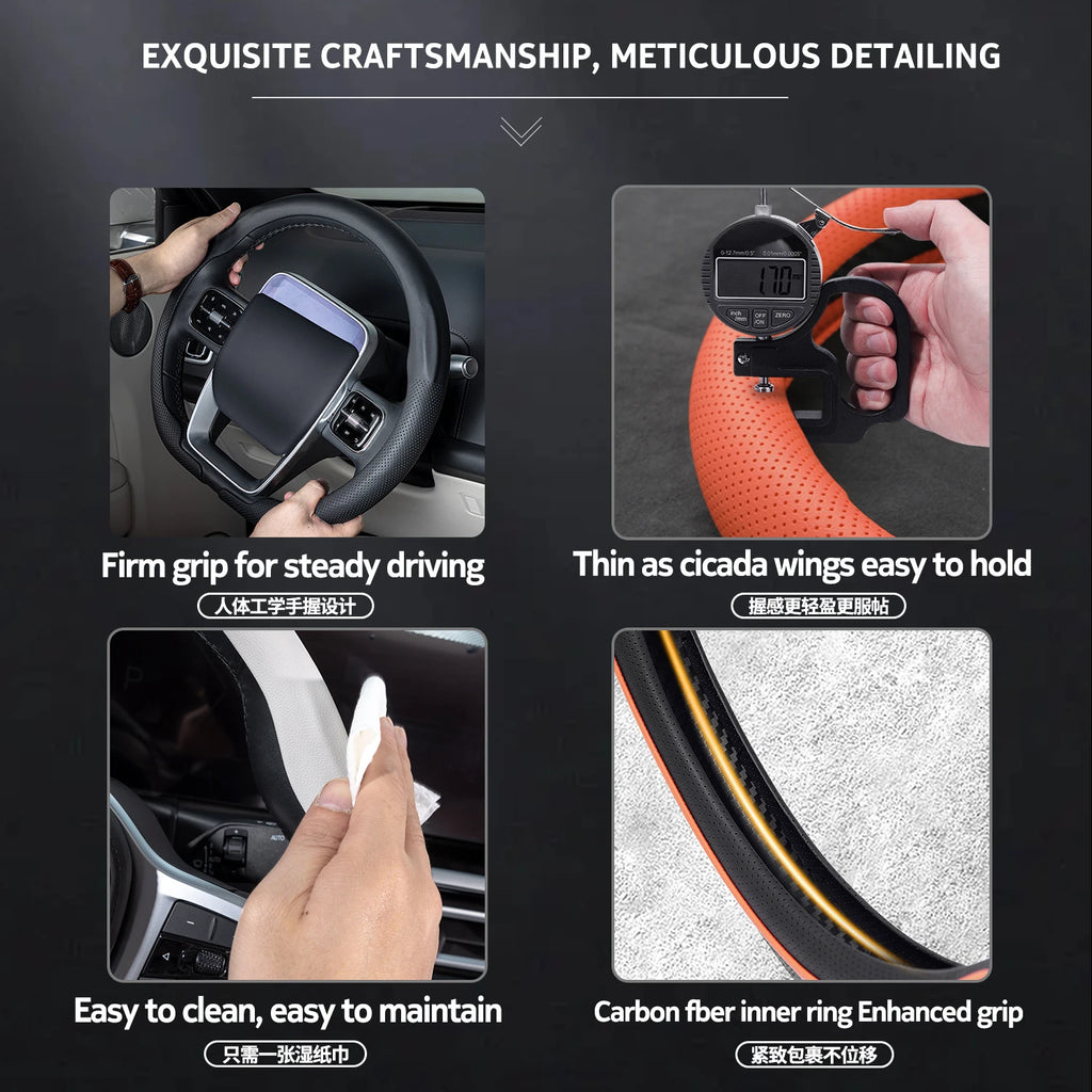 Suitable For BYD ATTO 3 YUANCar Steering Wheel Covers Countryman Clubman Jcw Cooper Automobile Parts All Seasons Ultra-thin Anti