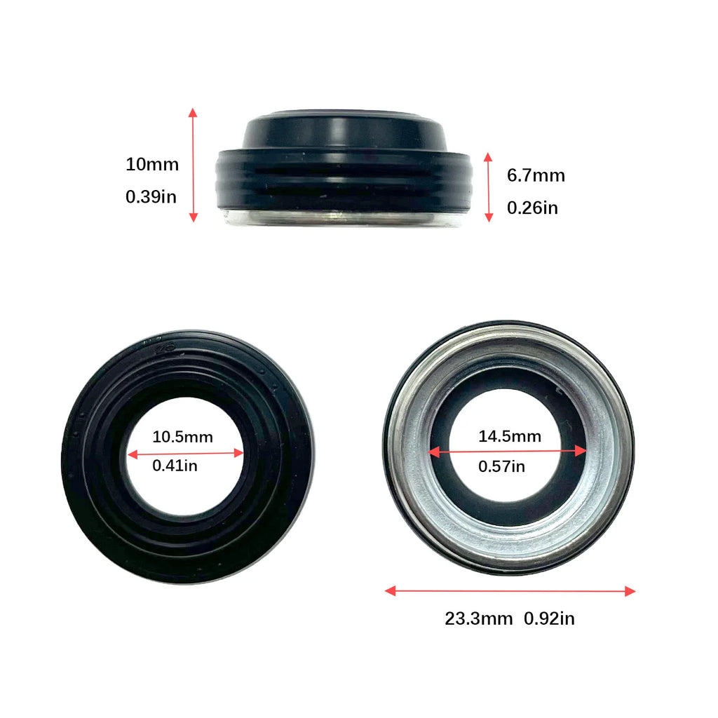 48Pieces automobile air conditioning compressor oil seal set for FS10 7SUB16 MAS90/105 A32 DKS32C 10PA15C/17C HCC V5 shaft seal