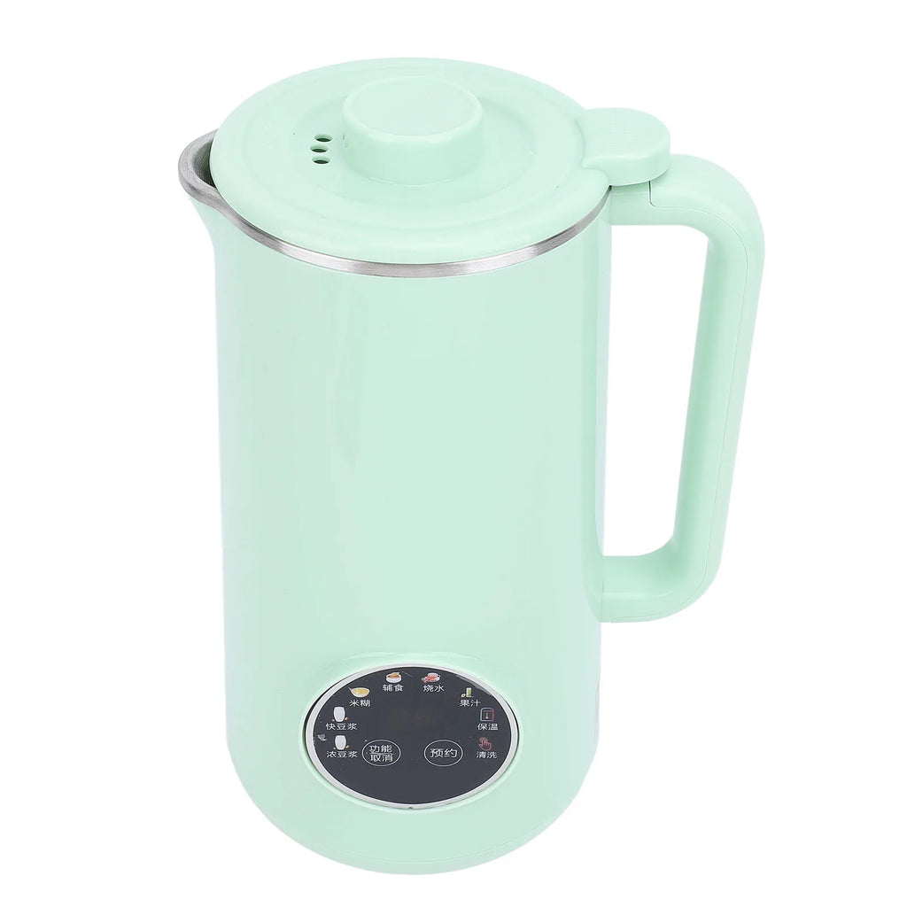 Nut Milk Maker Machine 800ml Stainless Steel Multifunctional Automatic Soy Milk Maker Blender with 10 Blades LED Display