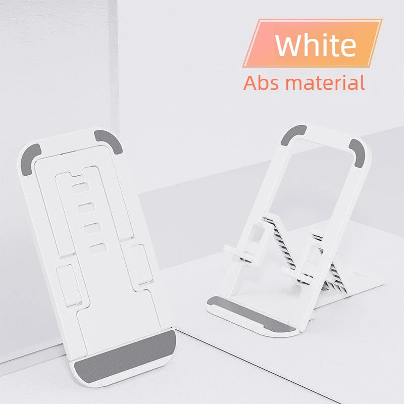 Universal Plastic Foldable Mobile Phone Holder Portable Desktop Adjustable Phone Stand for Iphone 16 15 Xiaomi Desk Lazy Bracket