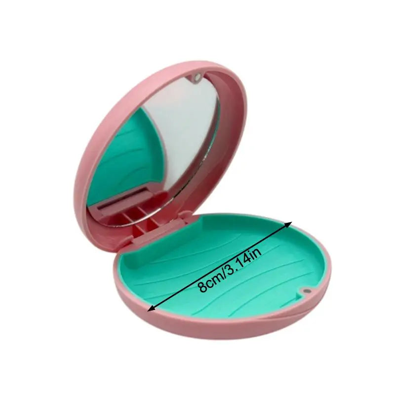 Portable Magnetic Retainer Case Dental Braces Tooth Box For Fake Teeth Organizer For Travel Home Daily Use Students