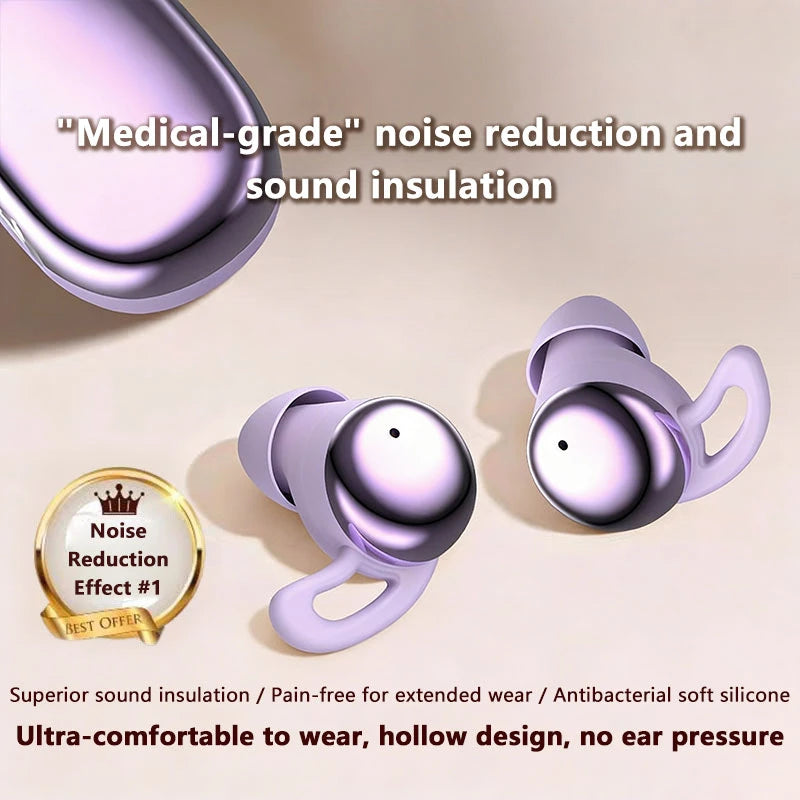 Sleep Bluetooth Earbuds ANC Noise Cancelling with Translation In-Ear Headphones Portable Charging LED Display for Travel Work