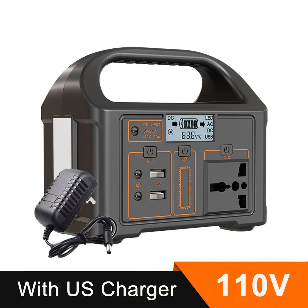 Gaiaray 100W Portable Power Station AC110V 220V 76.8Wh Solar Generator Outdoor Power Bank For Camping Travel Emergency Energy