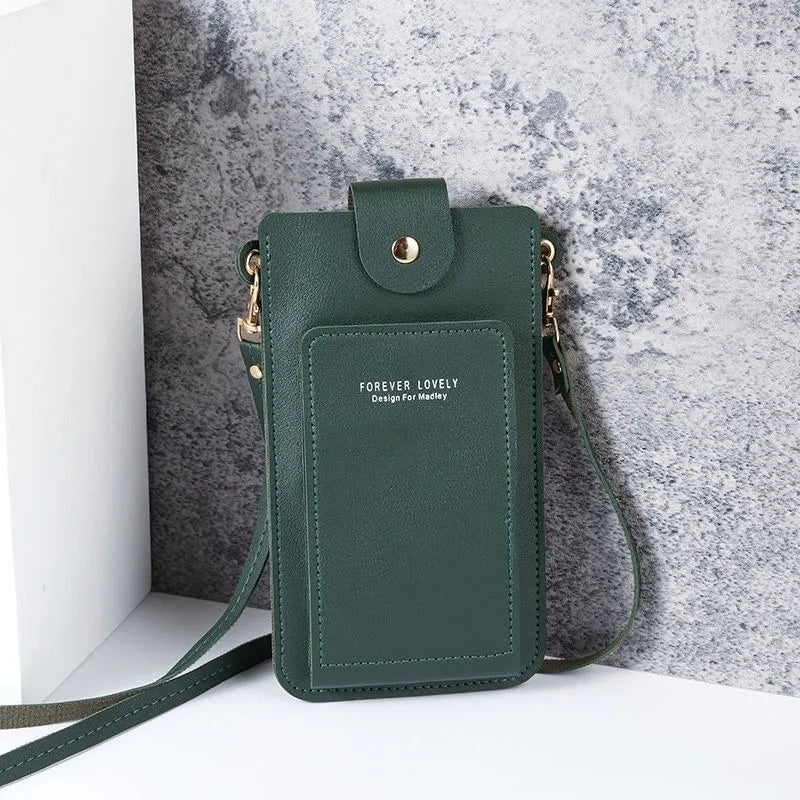 Multi-functional Cell Phone Touch Screen Clutch Bag Women's Wallet Large Capacity Travel Card Holder Passport Holder