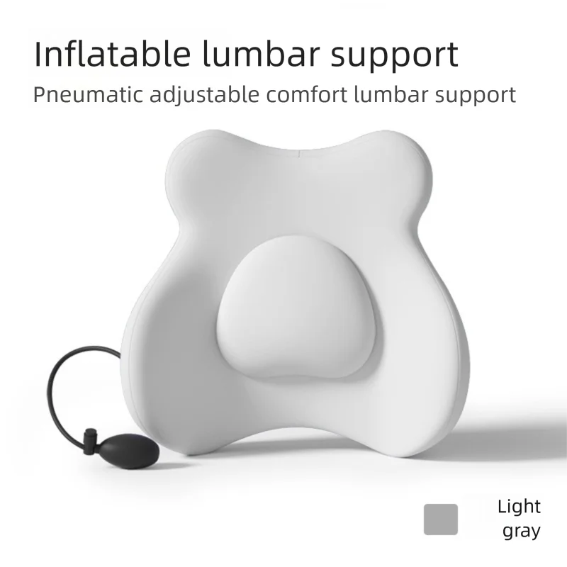 Inflatable Support Cushion Design For Car Waist Protection And Lumbar Pillow Ergonomic Lumbar Support Pillow Press Type Cushion