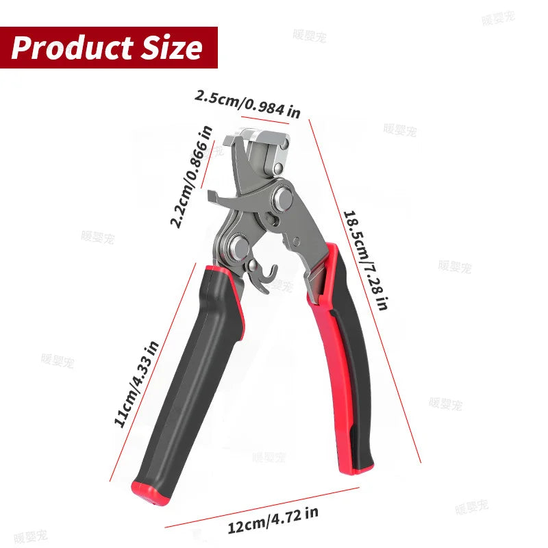 Car Clip Removal Pliers Stainless Steel Automotive Snap Pliers Fastener Remover Tool for Mechanics DIY Garage Workshop Users