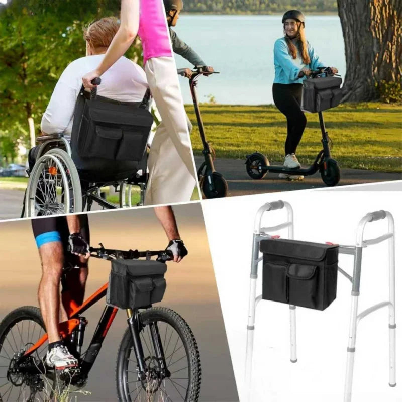 Trolley bag，Scooter bag portable storage bag、Scooter storage bag, small motorcycle storage bag, multi-pocket bag、Wheelchair bag