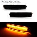 For BMW Z3 M Coupe 1996-2002 Car Front Bumper Side Marker Turn Signal Lights Parking Lights Driving Lights Amber/White LED 12V