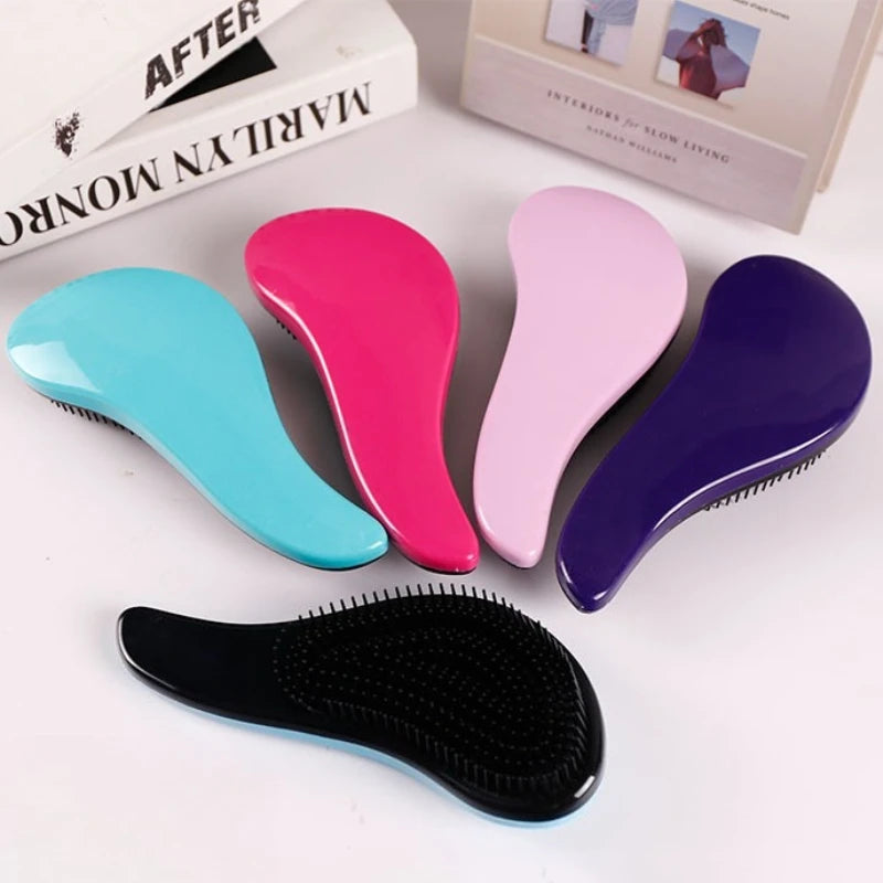 Magic Hairbrush Anti-Tangling Curly Hair Comb Scalp Massage Anti-static Grooming Smooth Soft Brush Wig Salon Hair Styling Tools